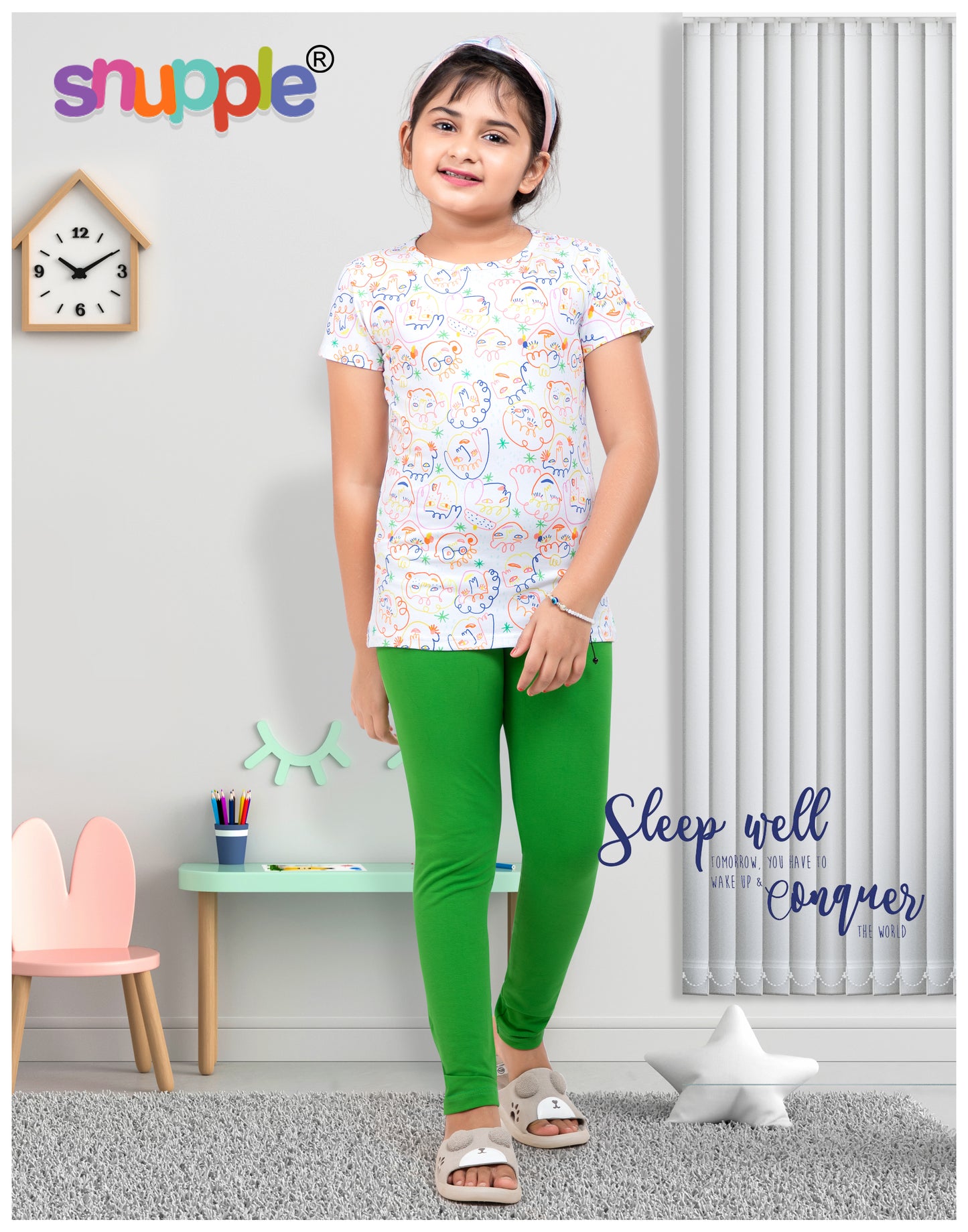 GIRLS LYCRA TOP & BOTTOM SET ( PACK OF 12 PIECES 6 TO 10 YEARS )