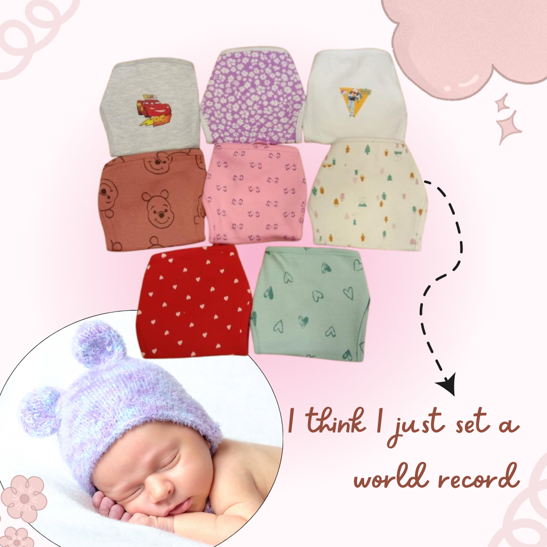 Reusable Baby Washable Cloth Diaper Nappies 5 Piece set ( 15 pack )