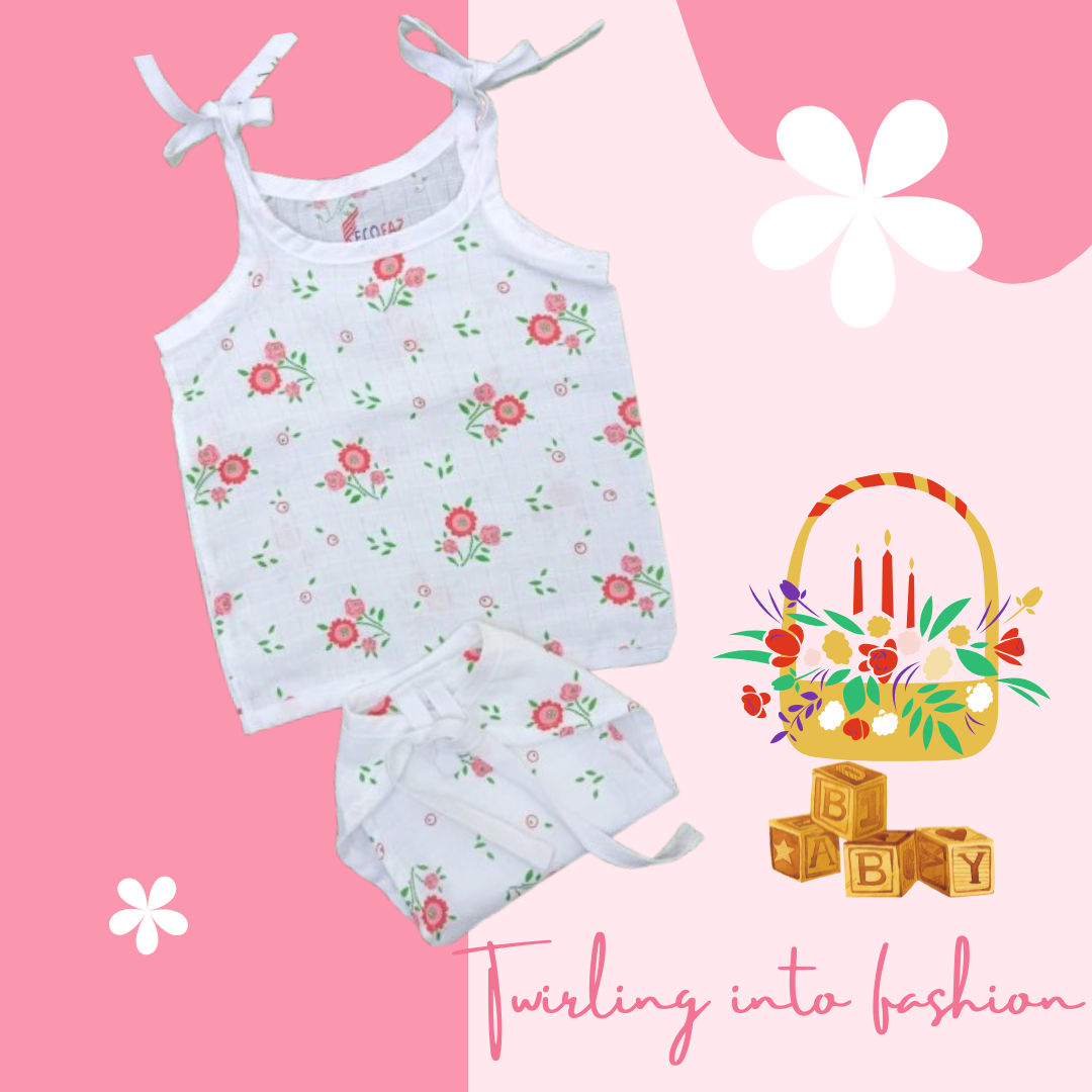 INFANT MUSLIN KNOT JABLA WITH NAPPIES