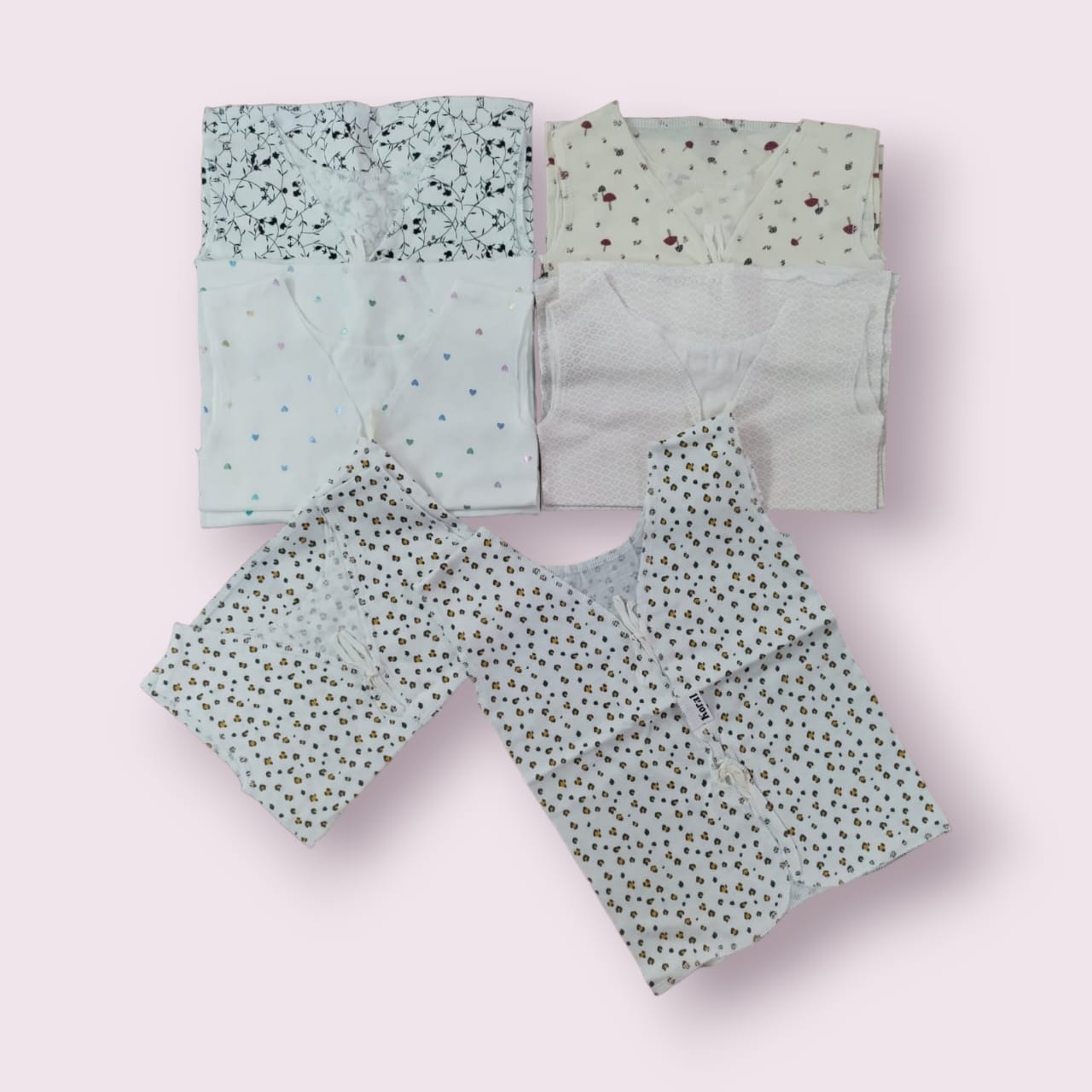 INFANT PRINTED JABLA ( PACK OF 40 PIECES )