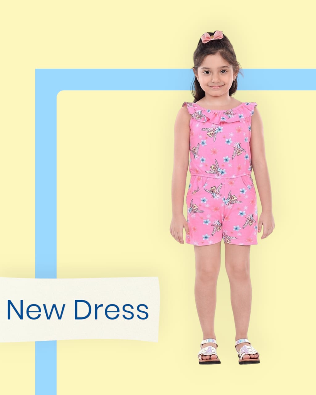 GIRLS JUMPSUITS ( PACK OF 12 PIECES )