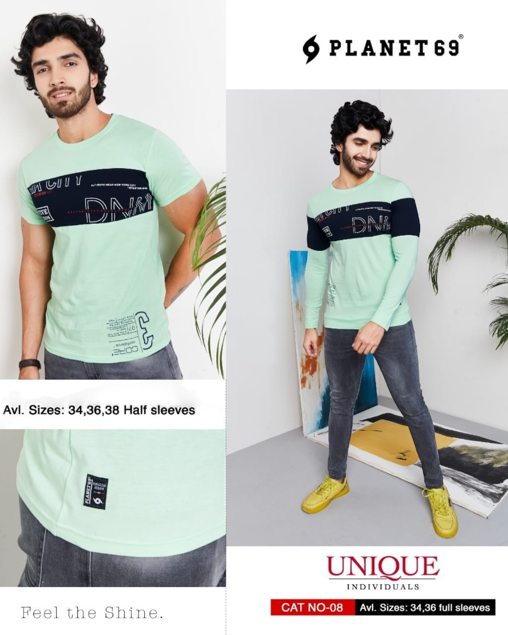 MENS'S ROUND NECK T-SHIRTS ( 7 Pack ) ( 1 Pack = 6 PIECE )