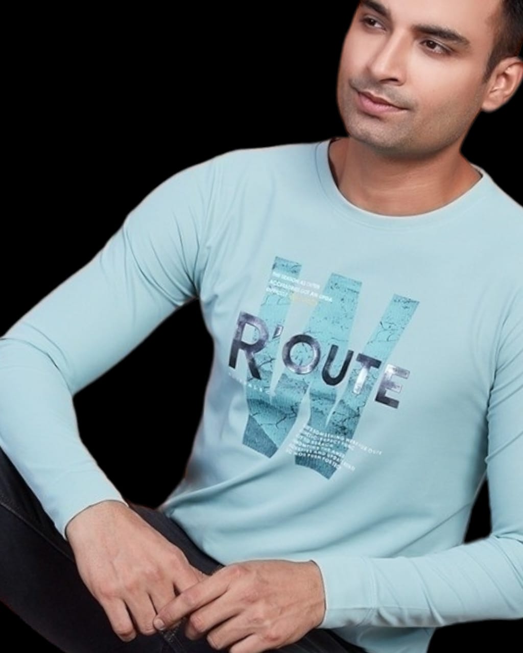 MENS ROUND NECK FULL SLEEVES T-SHIRT (25 Piece pack)