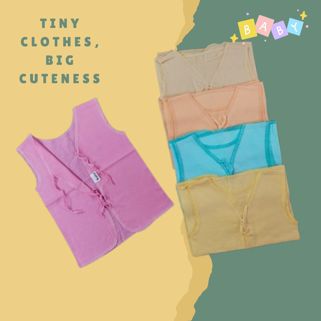 Unisex New Born Plain Jabla 5 piece set ( 15 pack )