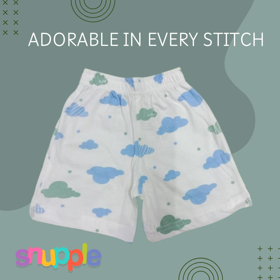 MULTI COLOR COTTON INFANT SHORTS