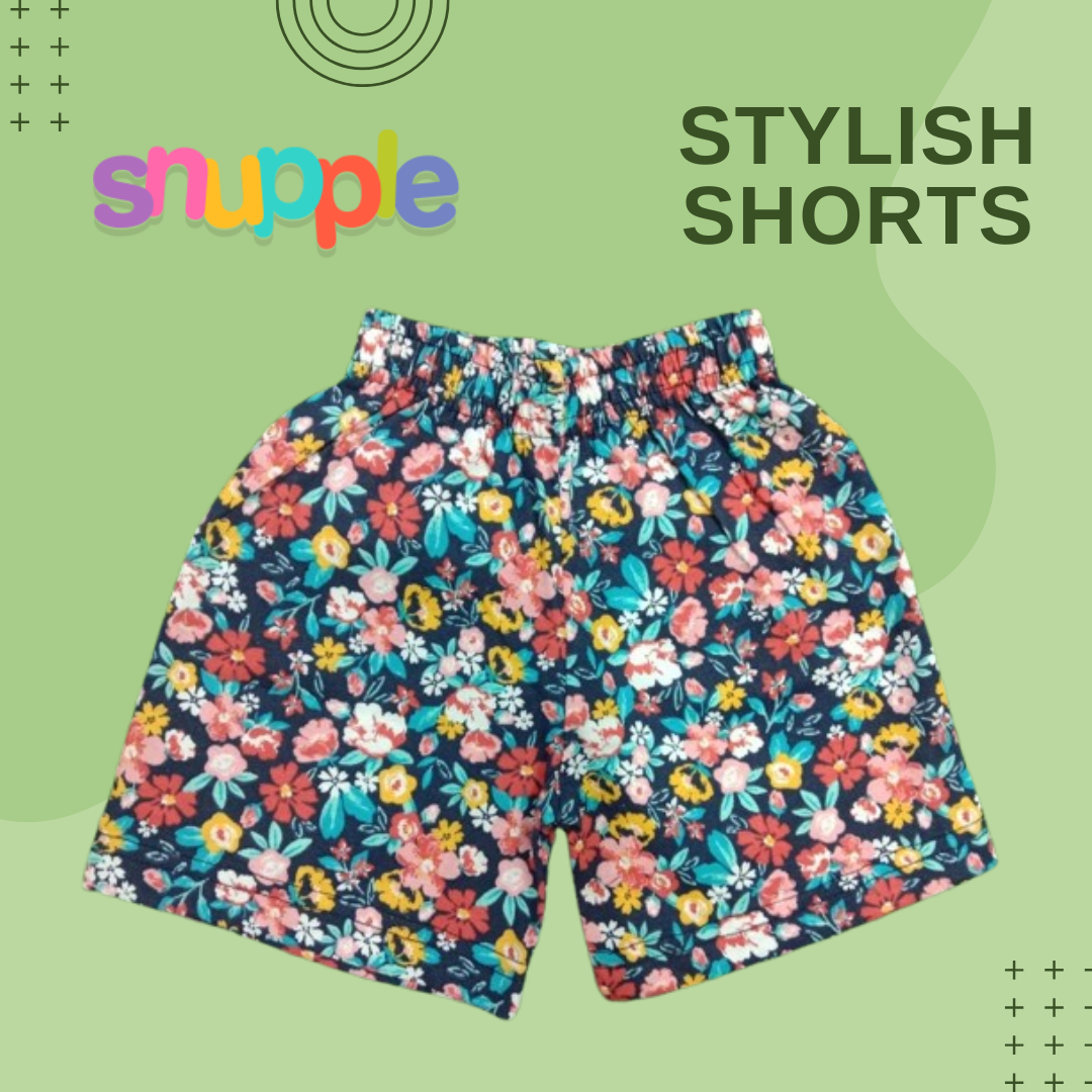 MULTI COLOR COTTON INFANT SHORTS