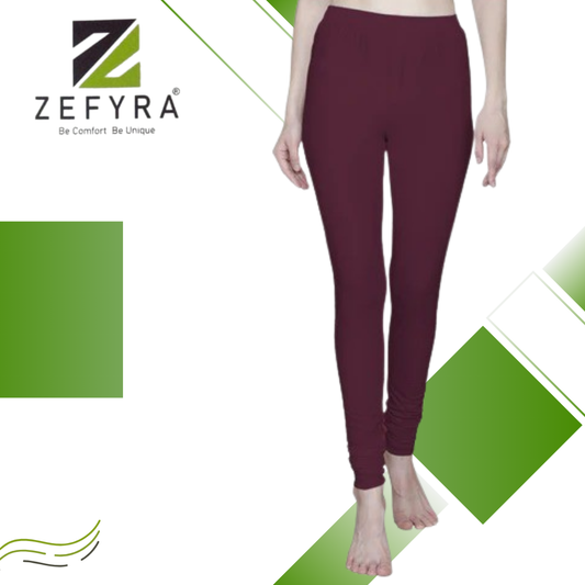 WOMEN'S ZEFYRA CHUDIDHAR LEGGINGS ( 20 Piece Pack ) MAROON SHADE