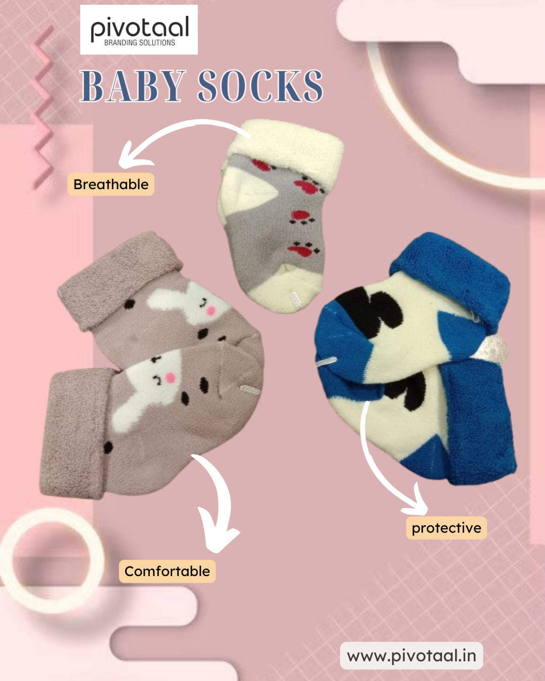 INFANT SOCKS (6 PAIR PACK)