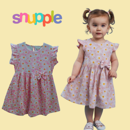 PINK FLORAL BABY FROCKS