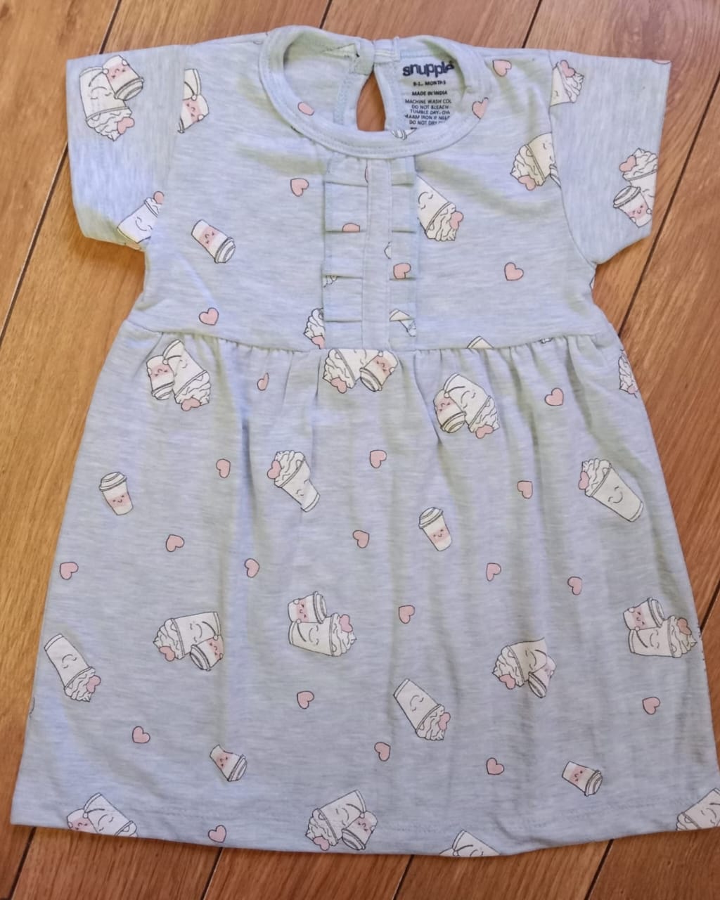 INFANT COTTON FROCK ( PACK OF 24 PIECES )