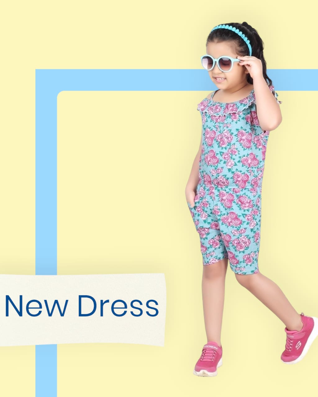 GIRLS JUMPSUITS ( PACK OF 12 PIECES )