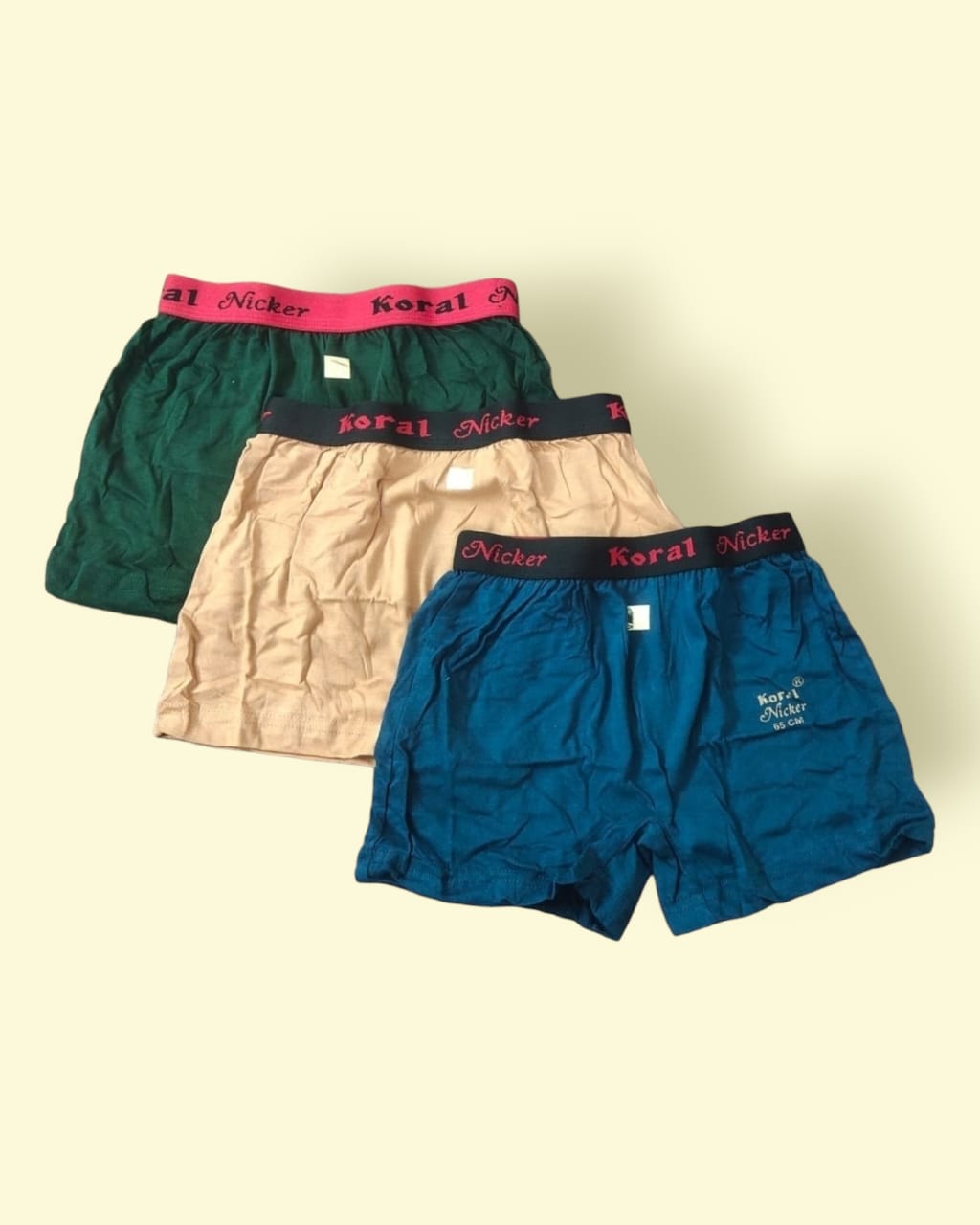 BOYS TRUNKS ( PACK OF 30 PIECES 50, 55 & 60 CM )